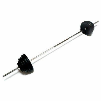 Штанга FitLogic 75 кг Home Rubber bar