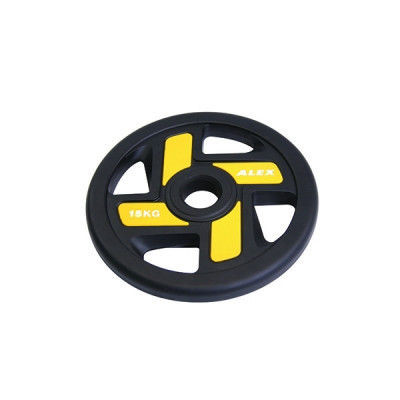 Диск  Alex 4 Holes 15 кг TPU Olympic Plate