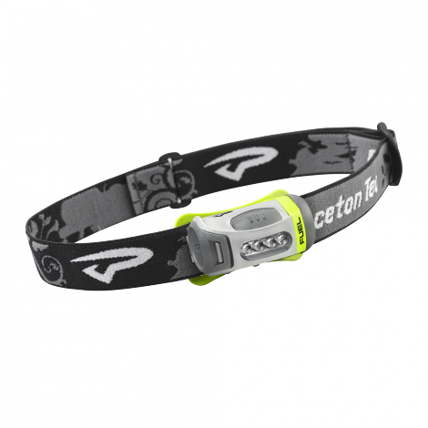 Фонарь туристический налобный Princeton Tec Fuel LED серый/зеленый
