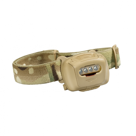 Фонарь тактический налобный Princeton Tec Quad Tactical камуфляж/(красный/синий/зеленый)