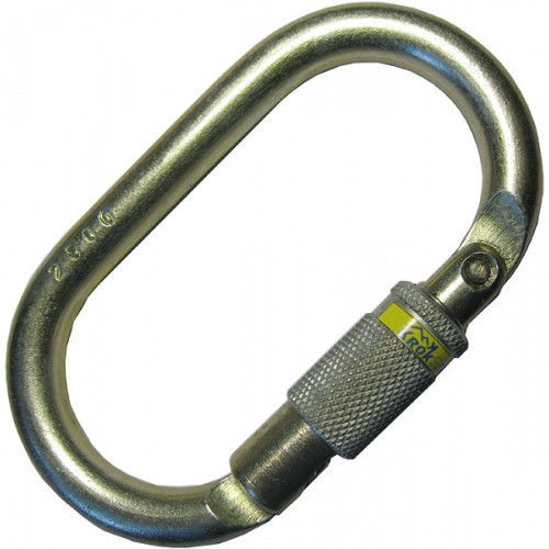 Карабин Овал-РС сталь KeyLock со съёмной резьбовой муфтой 2500кг Крок 05204