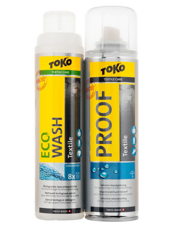 Просочення та прання Toko Duo-Pack Textile Proof & Eco Textile Wash 250ml