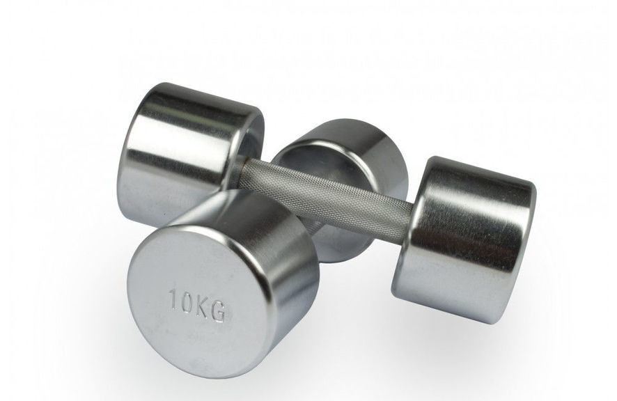 Хромированные KG гантели HCD-10KG (пара)