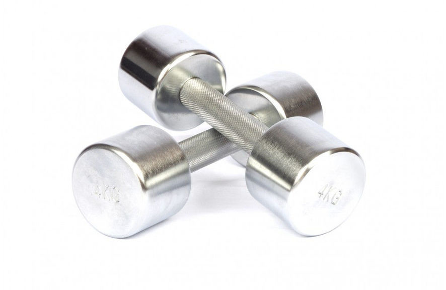 Хромированные KG гантели HCD-4KG (пара)