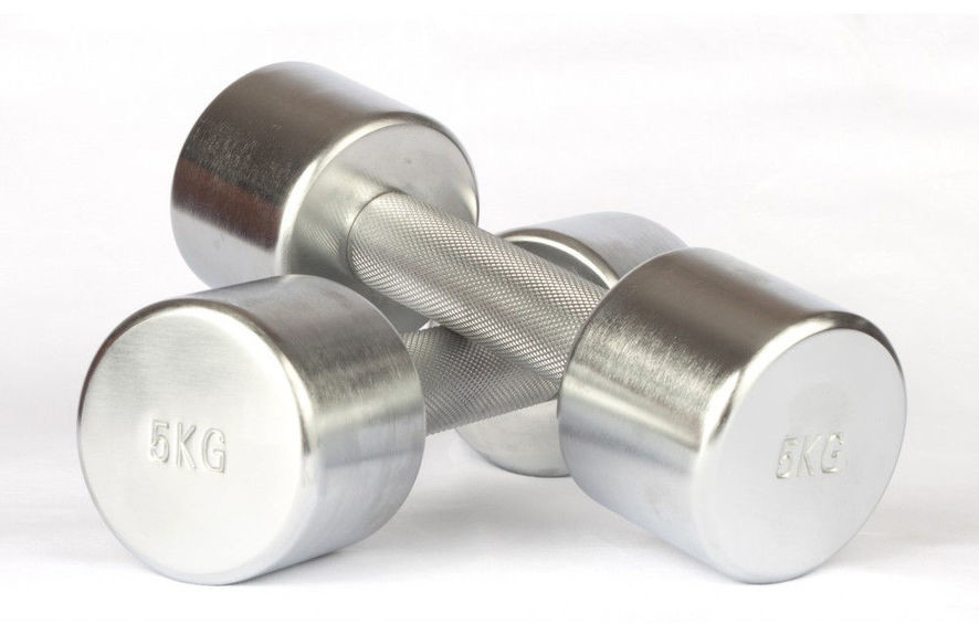Хромированные KG гантели HCD-5KG (пара)