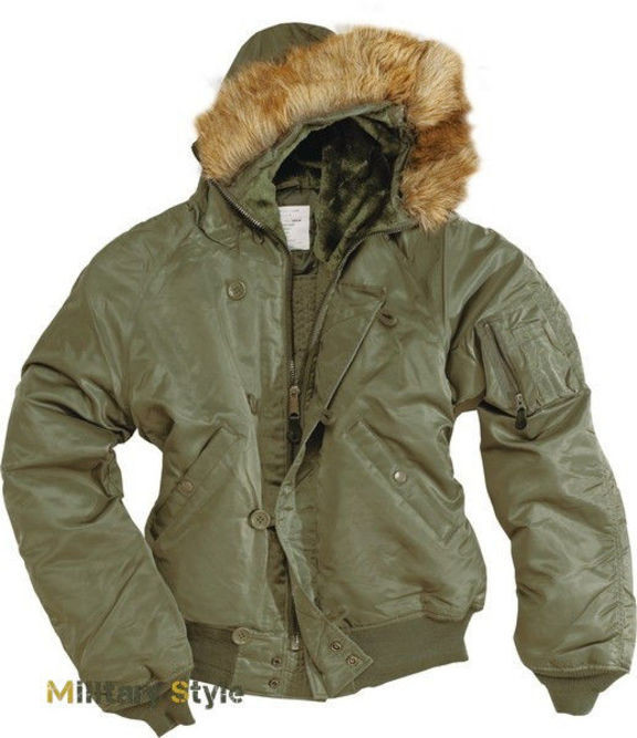 Куртка лётная N2B США (Аляска), olive