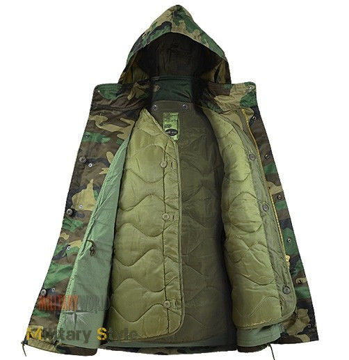 Куртка М65 с подкладкой (Woodland)