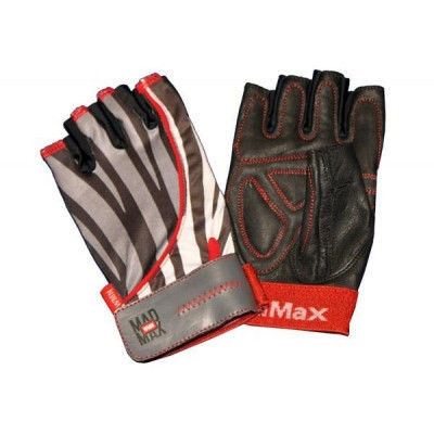 Фитнес-перчатки Mad Max Nine-eleven MFG-911 зебра S