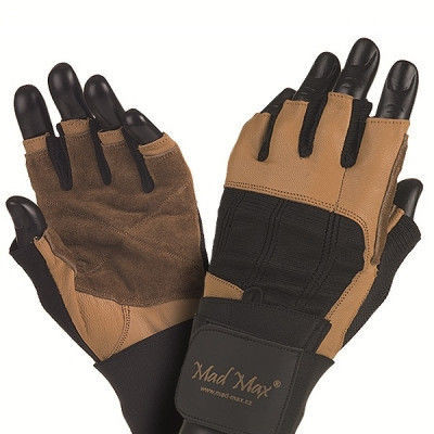 Фитнес-перчатки Mad Max PROFESSIONAL MFG-269 коричневые L