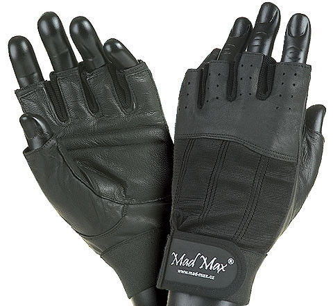 Фитнес-перчатки Mad Max CLASSIC MFG-248 черные M