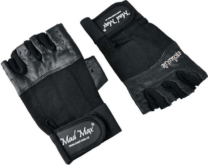 Фитнес-перчатки Mad Max CLASSIC MFG-248 черные S