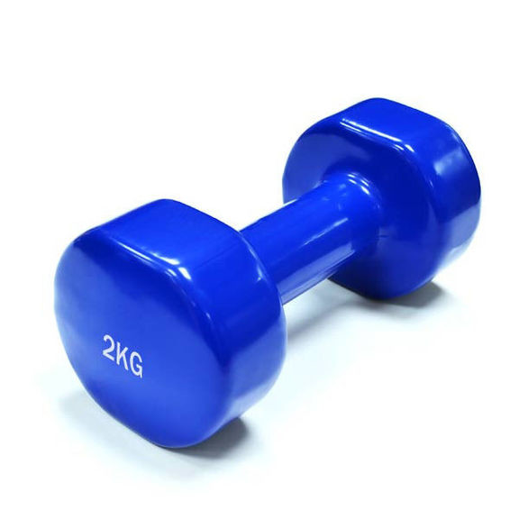Цветные виниловые гантели Rising Vinyl Dumbbell 2 кг (пара)