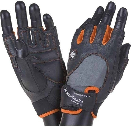 Перчатки для фитнеса Mad Max Klaudia MFG920 (L) оранжевые