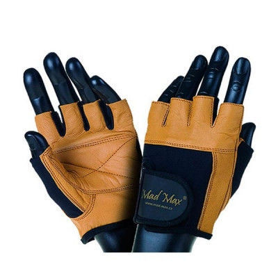 Перчатки для фитнеса Mad Max Fitness MFG444 (L) коричневые