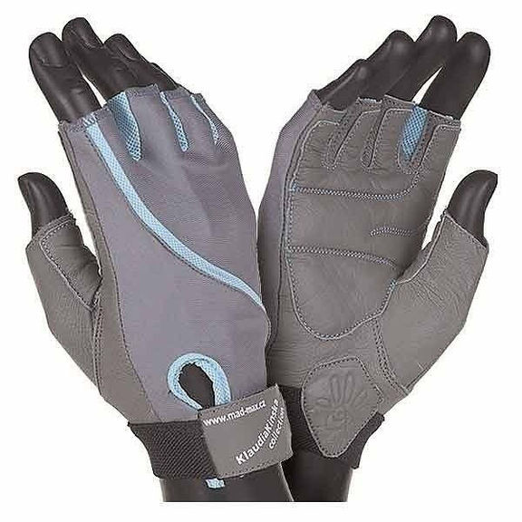 Перчатки для фитнеса Mad Max Klaudia MFG910 (M) голубые