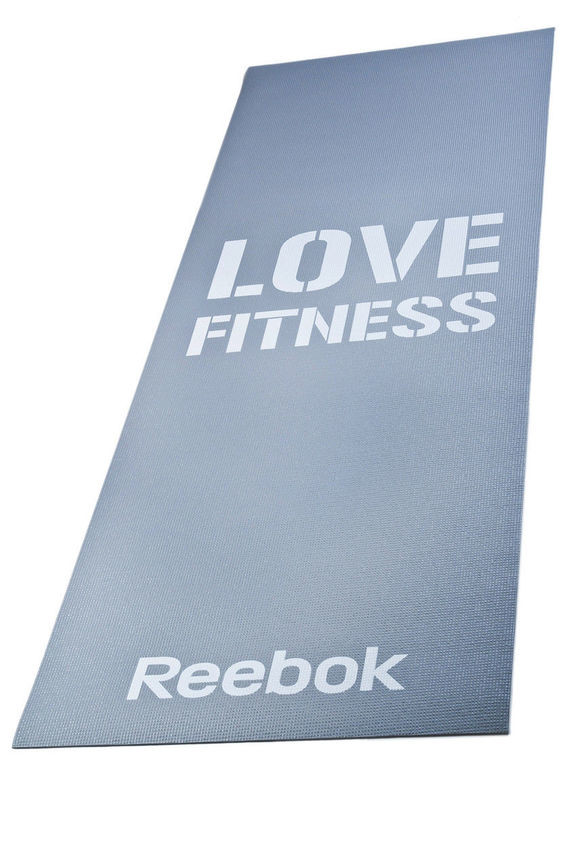 Коврик для йоги Reebok 0,4 см серый
