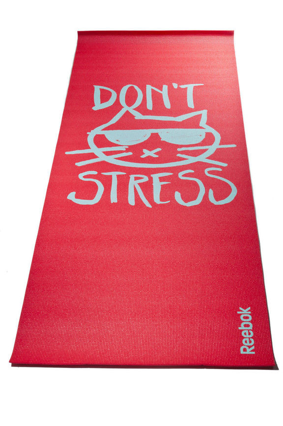Коврик для йоги Reebok 0,4 см красный