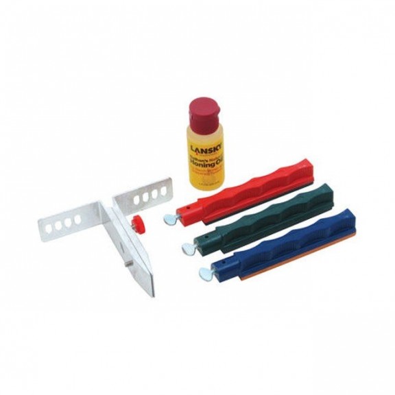 Точилка для ножей Lansky Natural Arkansas Knife Sharpening System LNLKNAT