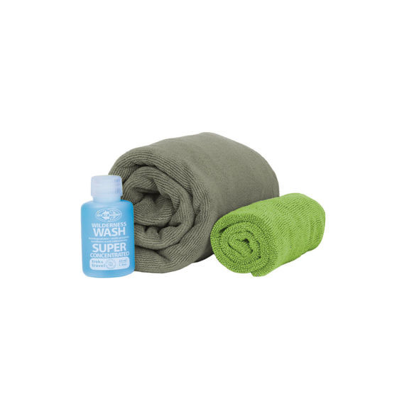 Набор полотенец Sea To Summit Tek Towel Wash Kit X-Large + туристическое мыло