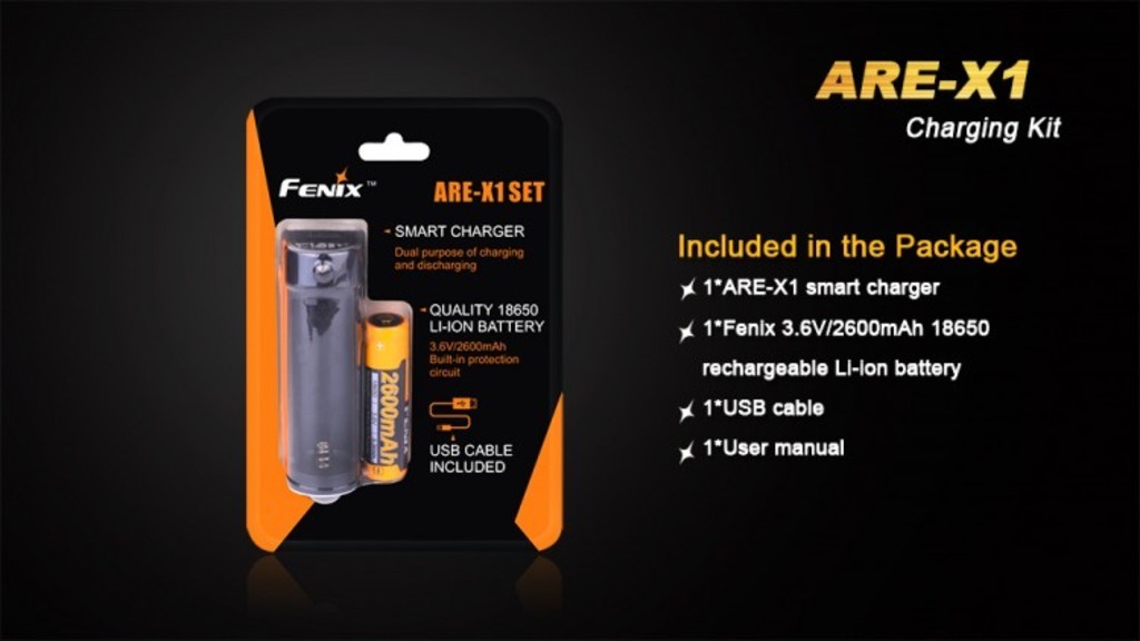 Зарядное устройство Fenix ARE-X1 (с аккумулятором)