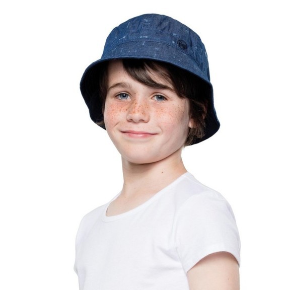 Панама Buff Kids Bucket Hat arrows denim