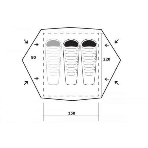 Палатка двухместная Trimm Frontier