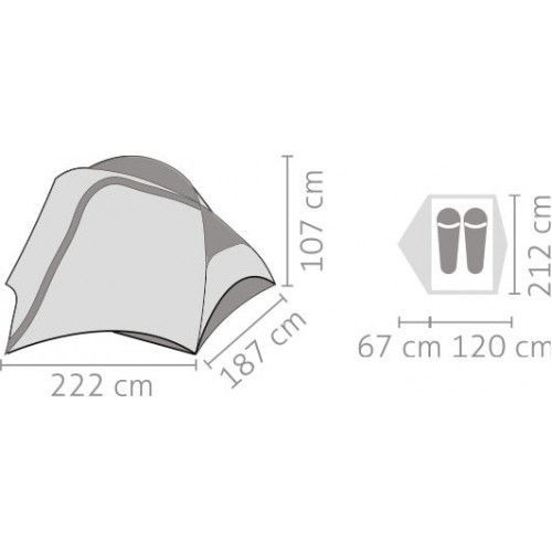 Палатка двухместная Salewa Micra 2