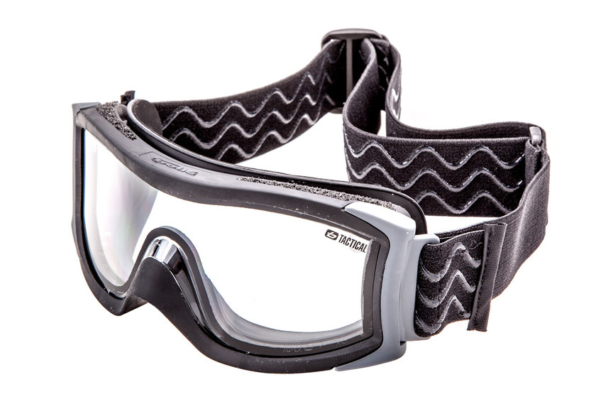 Очки тактические Bolle X1000 черные с двойными прозрачными линзами