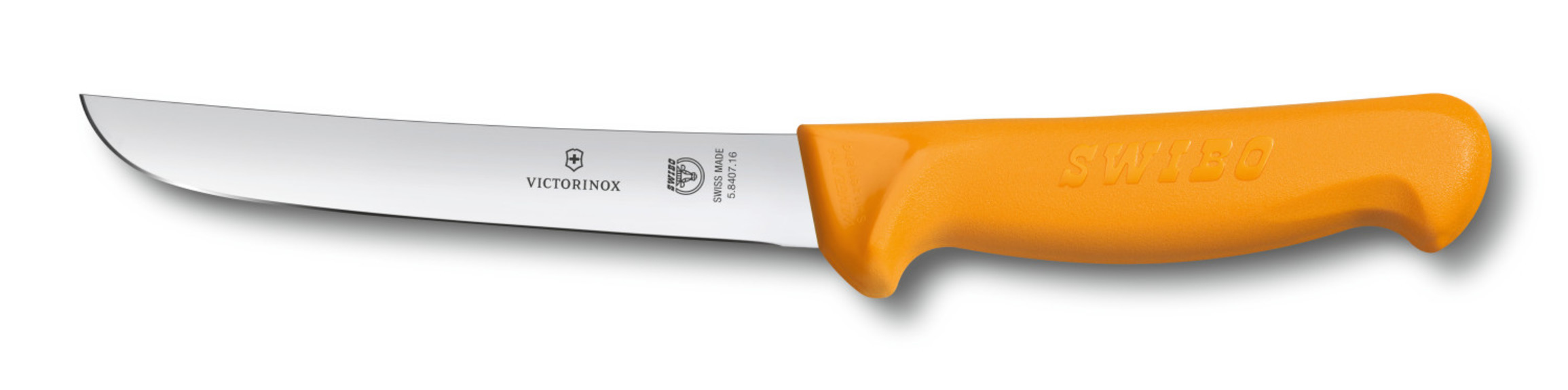 Нож кухонный Victorinox Swibo, Boning, широкий, желтый, 16 см