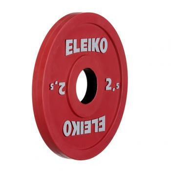 Олимпийский диск ELEIKO 2,5 кг для соревнований и тренировок, цветной