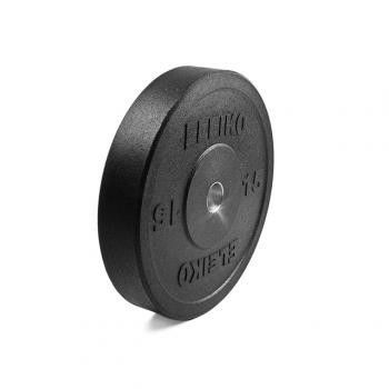 ELEIKO Диск амортизирующий XF 15 кг, черный
