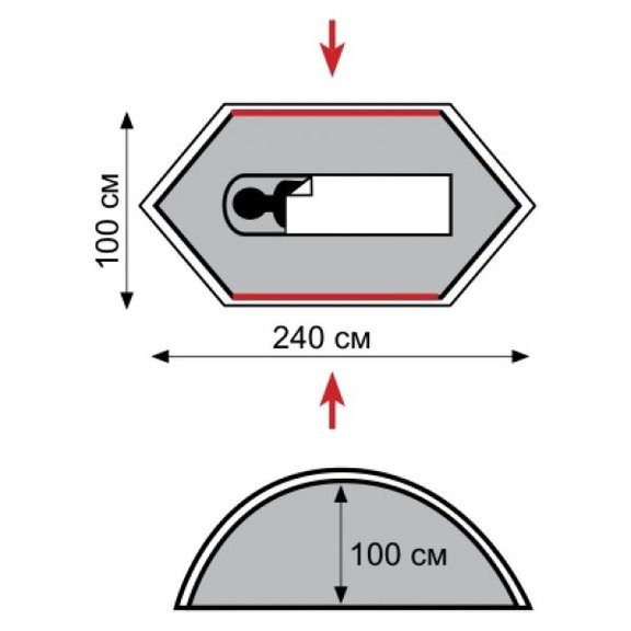 Палатка Tramp Bicycle light TRT-010.04