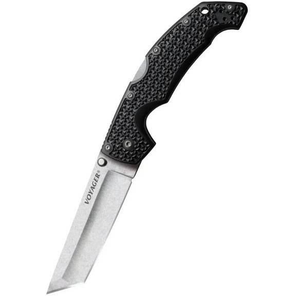 Нож складной Cold Steel Voyager Large, Tanto Point, Plain Edge, 10A