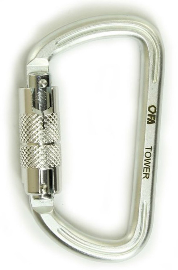 Карабин стальной First Ascent Tower Autolock