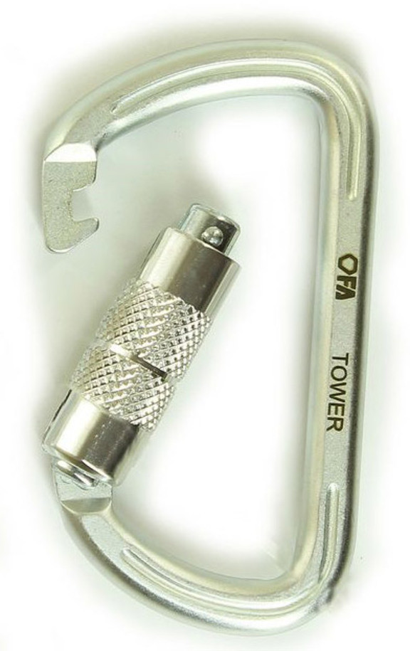 Карабин стальной First Ascent Tower Autolock