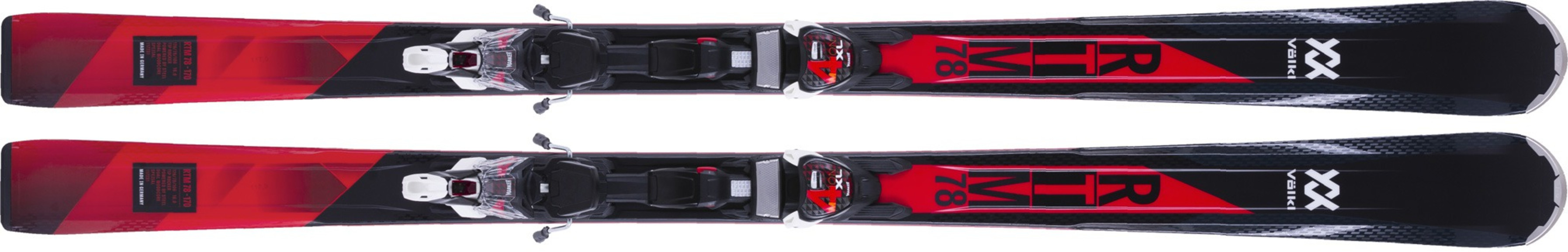 Комплект: лыжи Volkl RTM 78 17/18 + крепление 4Motion XL 10.0 D