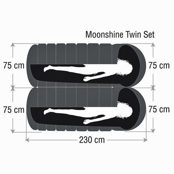 Спальный мешок Caribee Moonshine Twin Set / 7°C