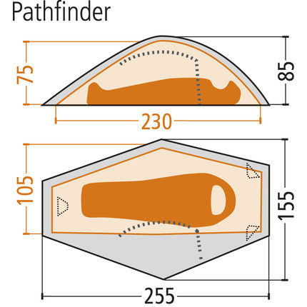 Палатка Wechsel Pathfinder 1 Zero-G Line (Sand)