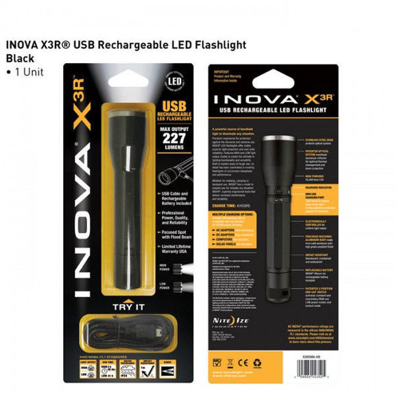 Фонарь Inova X3R-USB Rechargeable (227 Lm)