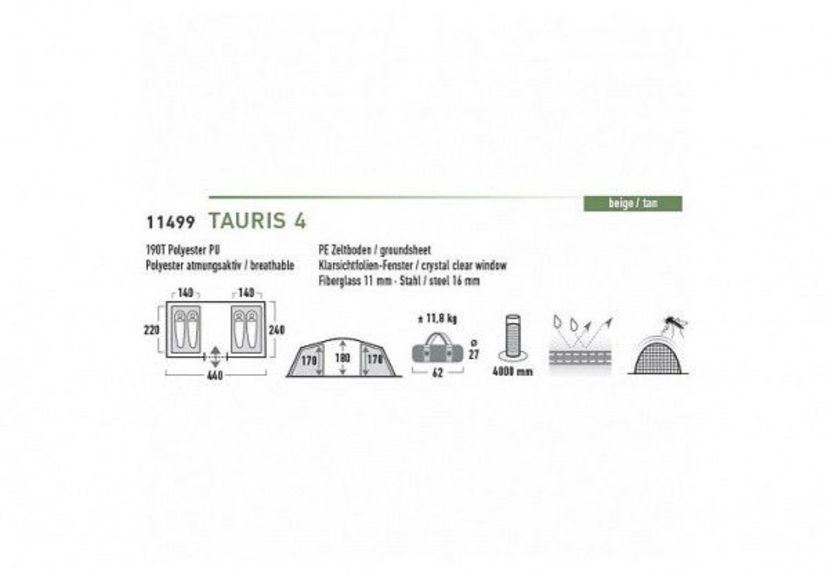 Палатка High Peak Tauris 4