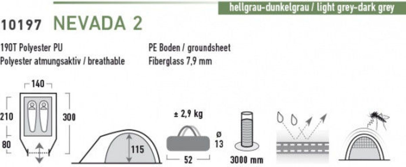 Палатка High Peak Nevada 2