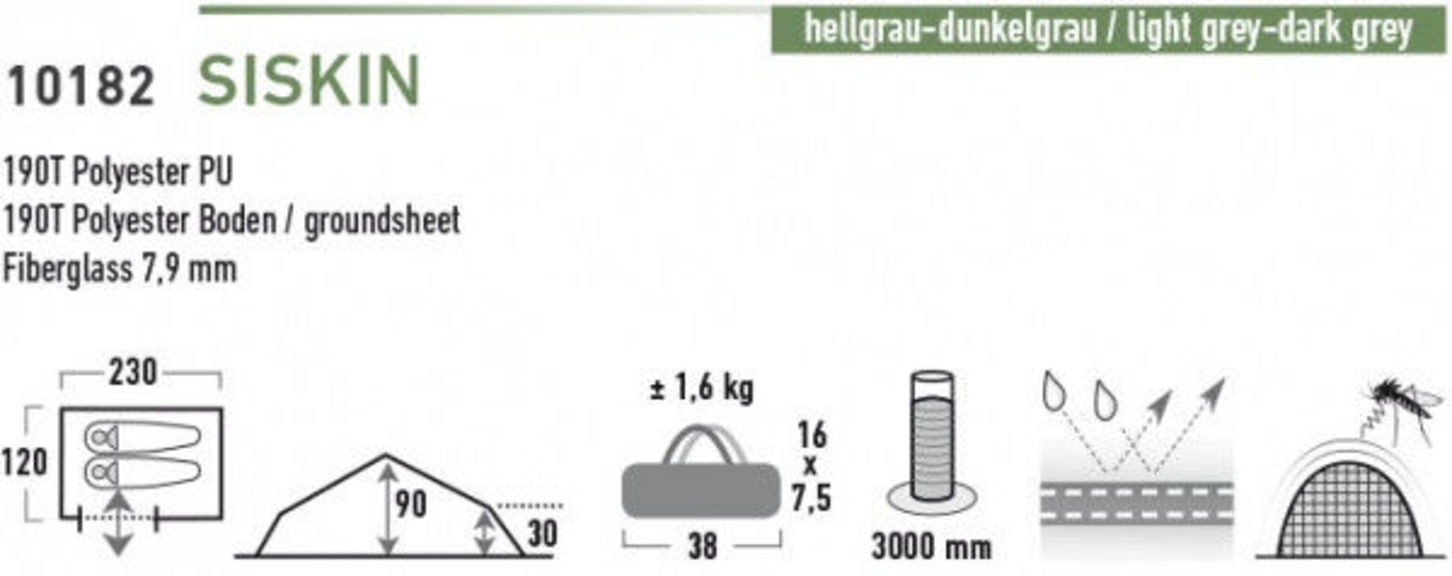 Палатка High Peak Siskin 2