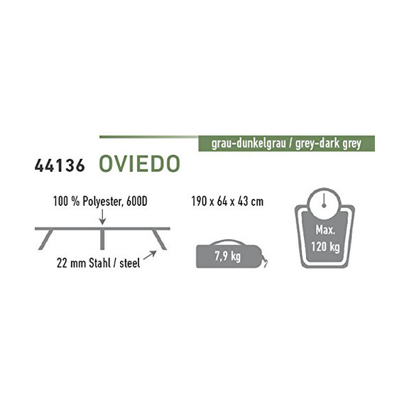 Кровать кемпинговая High Peak Oviedo