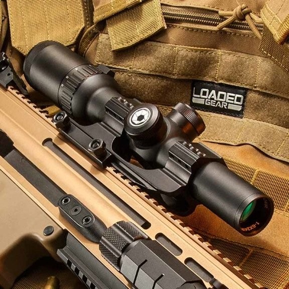 Прицел оптический Barska AR6 Tactical 1-6x24 (IR Mil-Dot R/G)