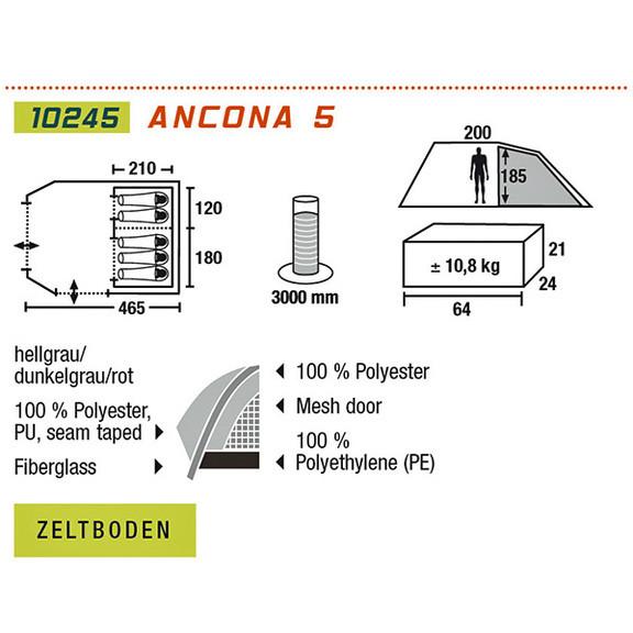 Палатка High Peak Ancona 5