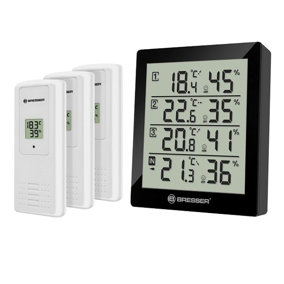 Термометр-гигрометр Bresser Temeo Hygro Quadro