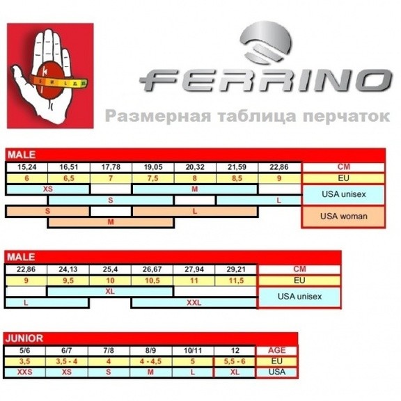 Перчатки Ferrino Tactive