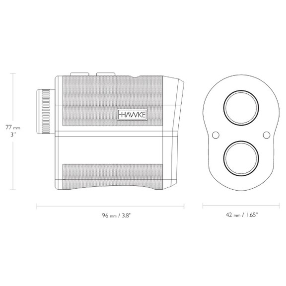 Лазерный дальномер Hawke LRF 600 Hunter