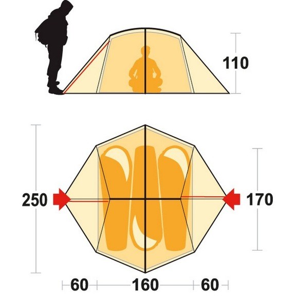 Палатка Ferrino Ardeche 3