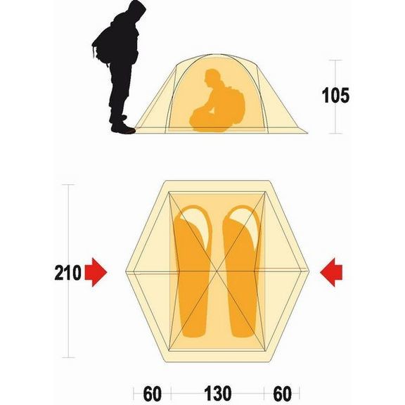 Палатка Ferrino Gobi 2